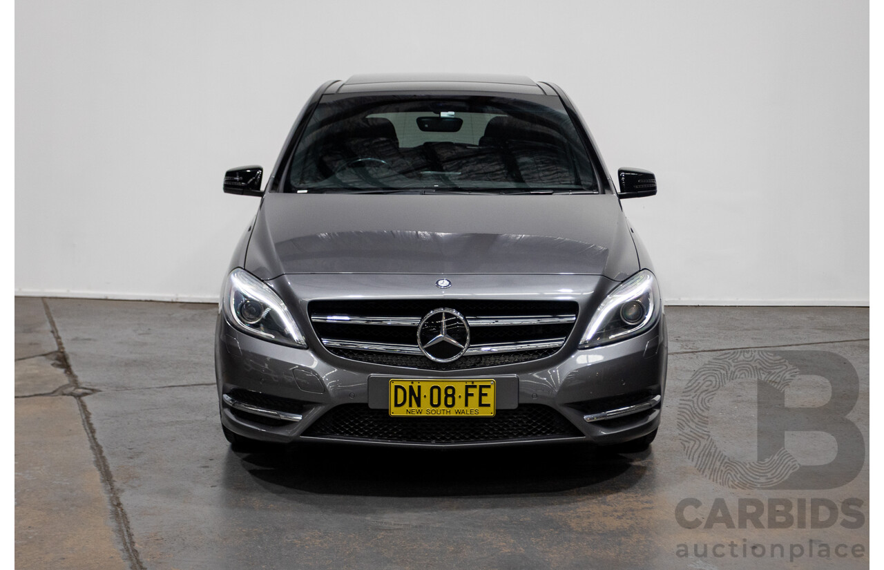 6/2014 Mercedes-Benz B250  246 MY14 5d Hatchback Mountain Metallic Grey 2.0L