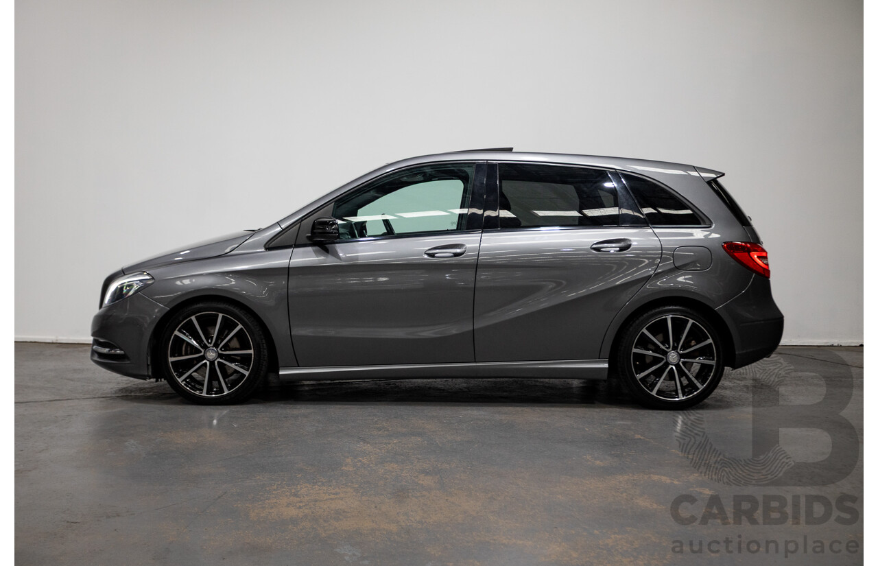 6/2014 Mercedes-Benz B250  246 MY14 5d Hatchback Mountain Metallic Grey 2.0L