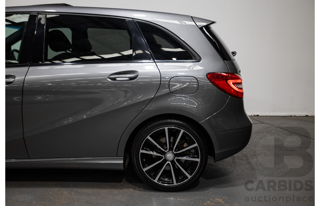 6/2014 Mercedes-Benz B250  246 MY14 5d Hatchback Mountain Metallic Grey 2.0L