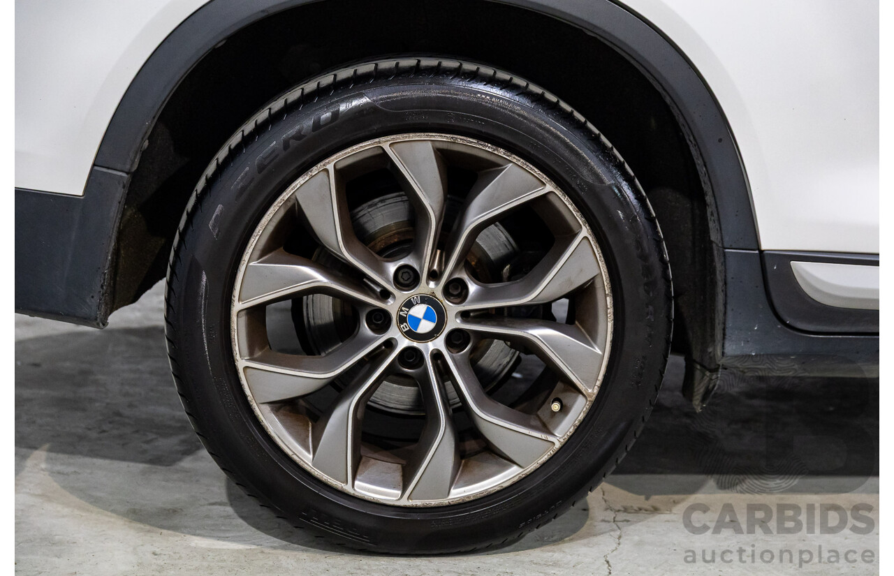 1/2015 BMW X4 Xdrive 20d (AWD) F26 MY15 5d Coupe Mineral White Metallic Turbo Diesel 2.0L