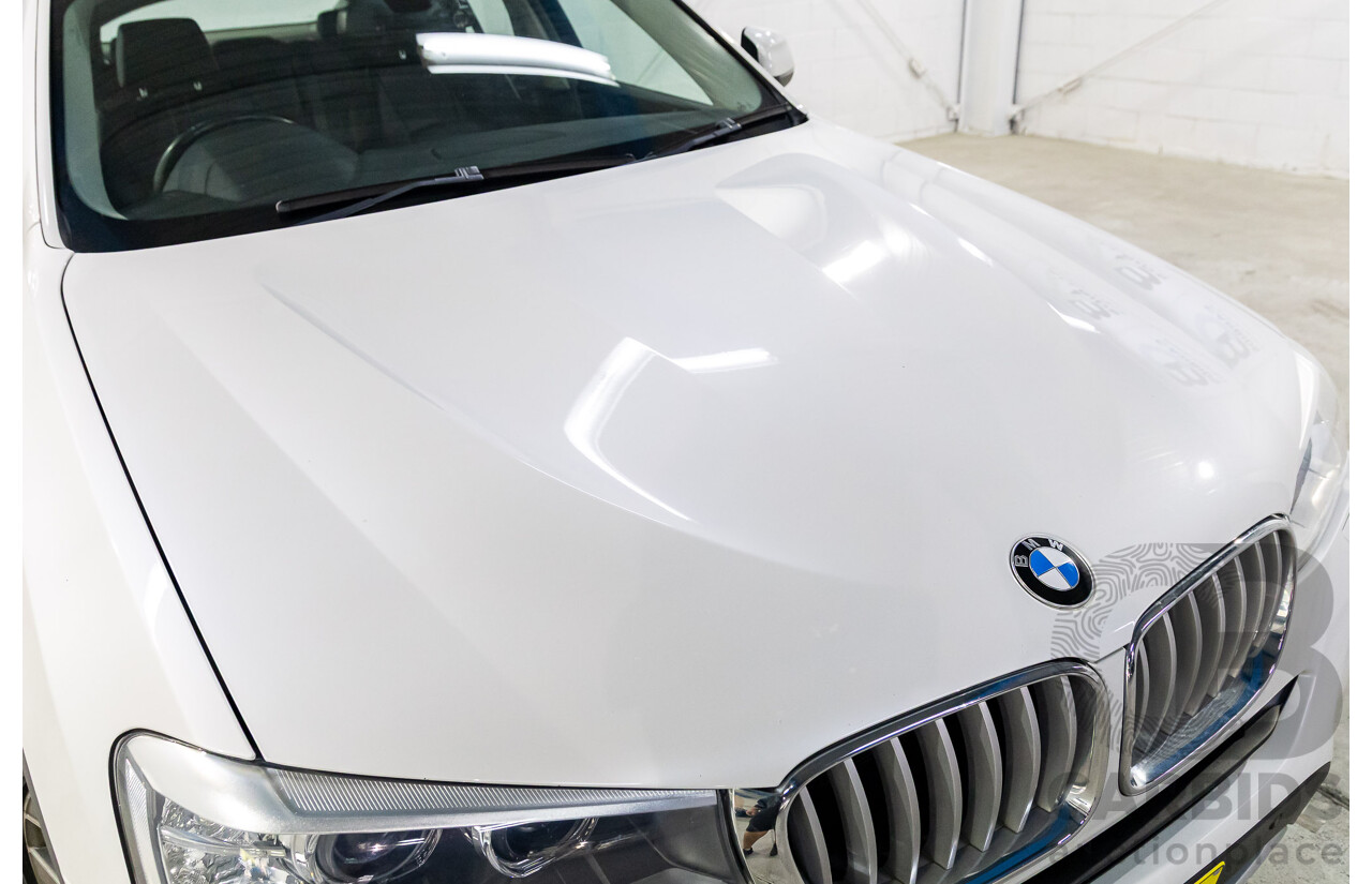 1/2015 BMW X4 Xdrive 20d (AWD) F26 MY15 5d Coupe Mineral White Metallic Turbo Diesel 2.0L