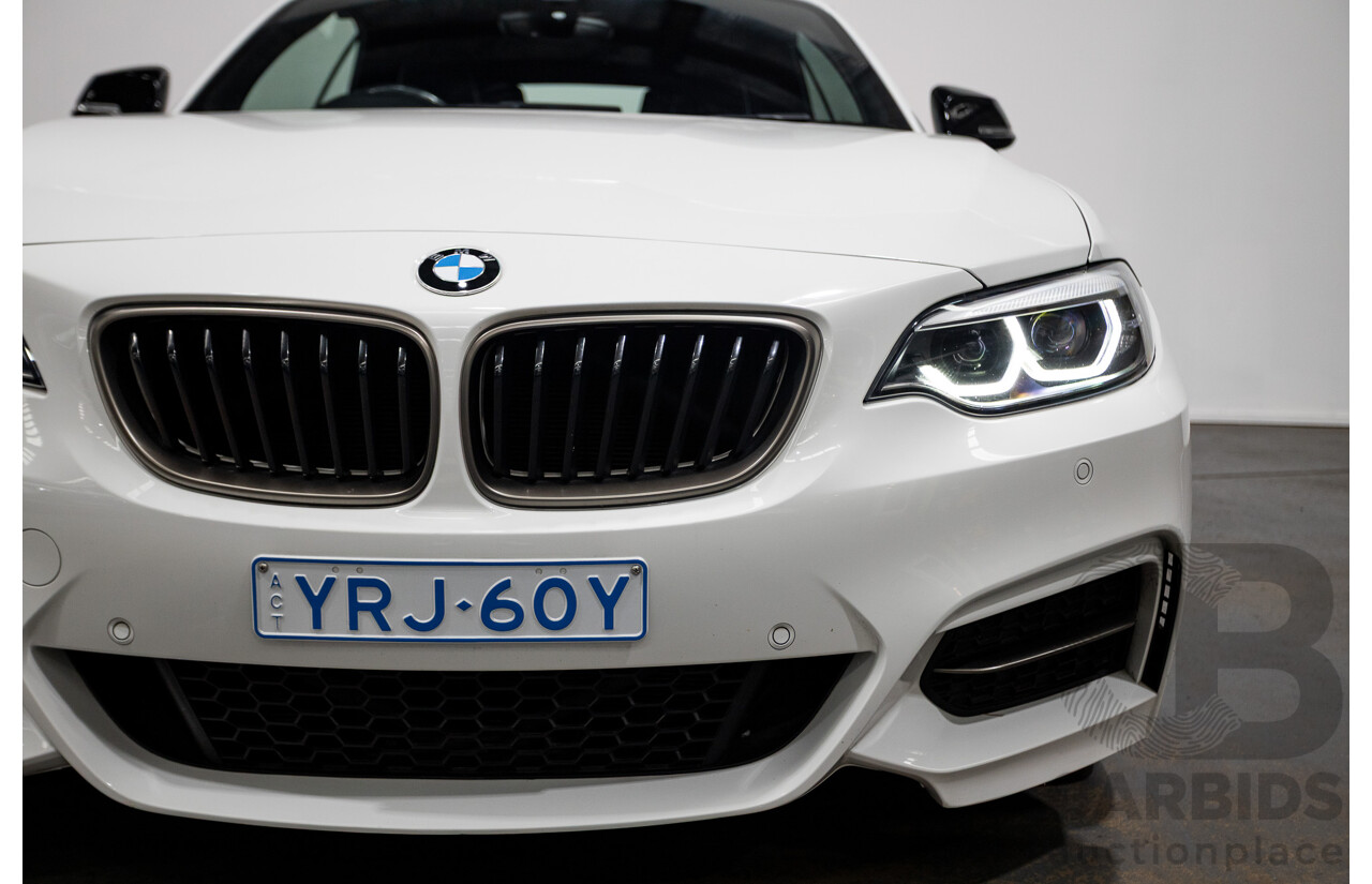 05/2019 BMW M240i F23 MY18 2D Convertible Alpine White Turbo 3.0L