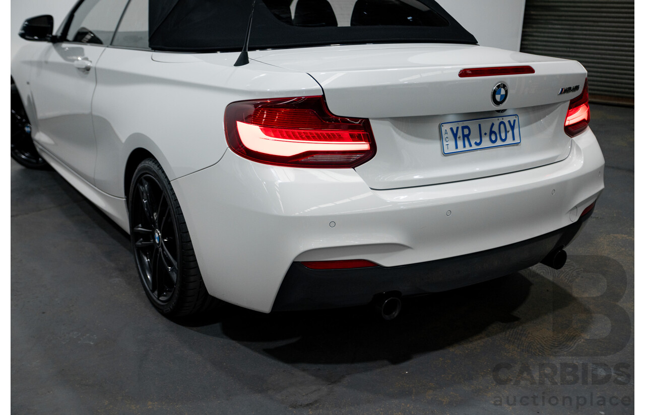 05/2019 BMW M240i F23 MY18 2D Convertible Alpine White Turbo 3.0L
