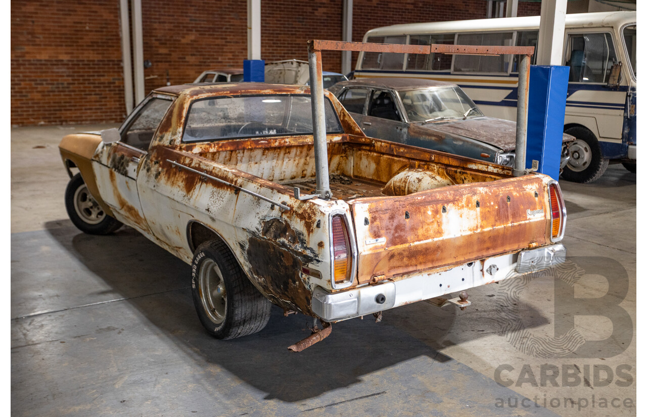 Circa 1972 Holden Kingswood HQ Utility White 2.8L
