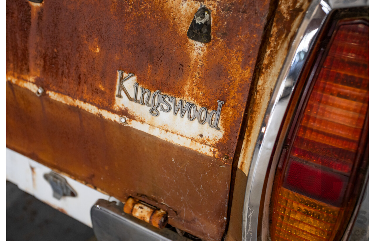 Circa 1972 Holden Kingswood HQ Utility White 2.8L