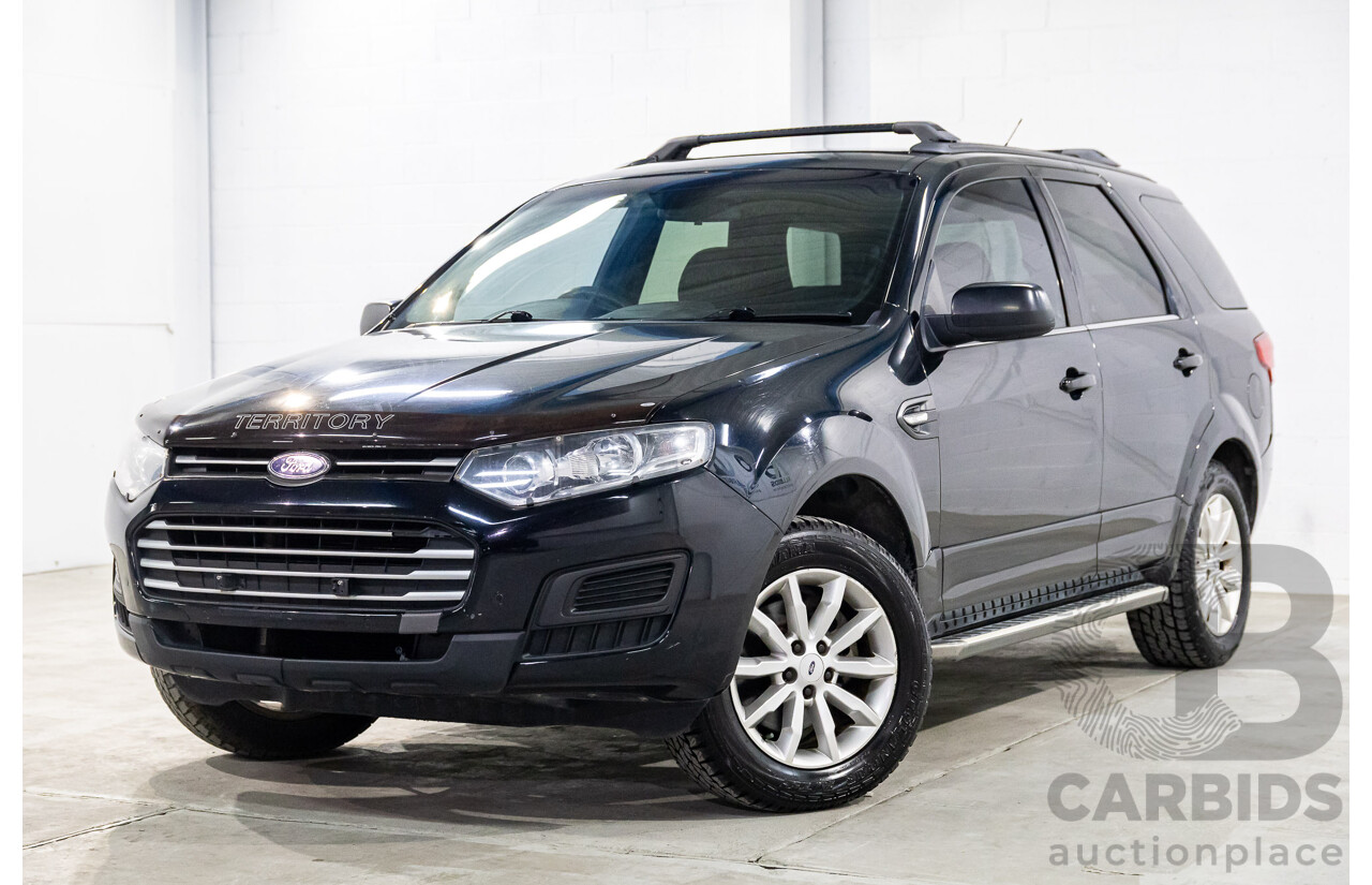 9/2015 Ford Territory TX (RWD) SZ MK2 4d Wagon Silhouette Black Metallic 4.0L - 7 Seater