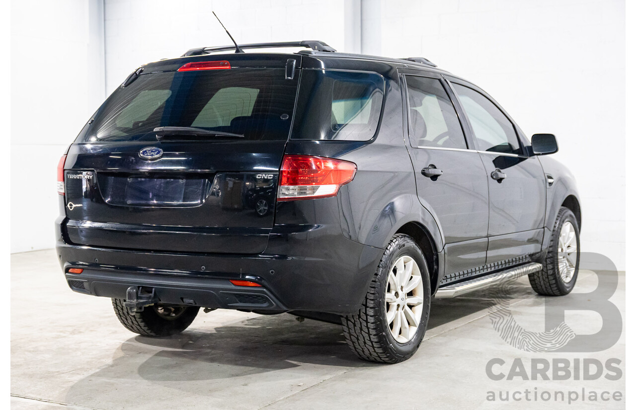 9/2015 Ford Territory TX (RWD) SZ MK2 4d Wagon Silhouette Black Metallic 4.0L - 7 Seater