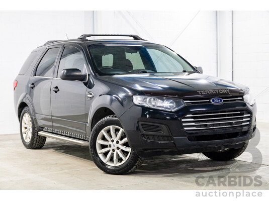 9/2015 Ford Territory TX (RWD) SZ MK2 4d Wagon Silhouette Black Metallic 4.0L - 7 Seater