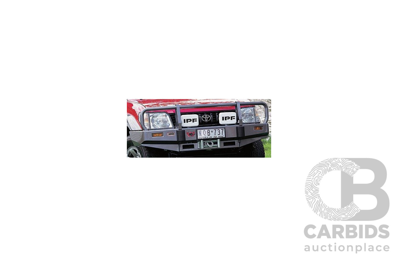 ARB Deluxe Winch Bullbar to Suit Landcruiser Prado 90 Series - Black (Part No. 3421010) -  Brand New - RRP $2315.00