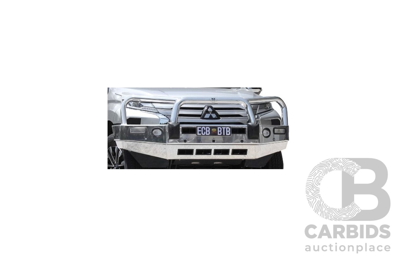 ECB Big Tube Bar to Suit Mitsubishi Pajero Sport Models - Black Textura Powedercoat(Part No. EAM115SYB) -  Brand New - RRP $3865.00
