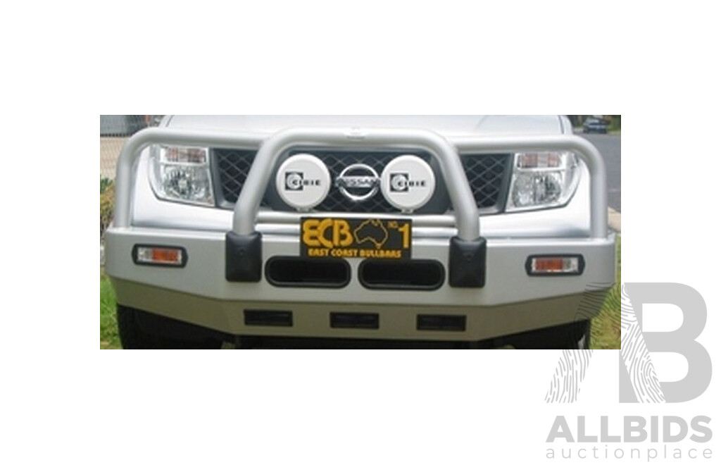 ECB Big Tube Protection Bar to Suit Nissan Navara D40 and Nissan Pathfinder R51 Models - Polished Alloy(Part No. BN62SYP) -  Brand New - RRP $3385.00
