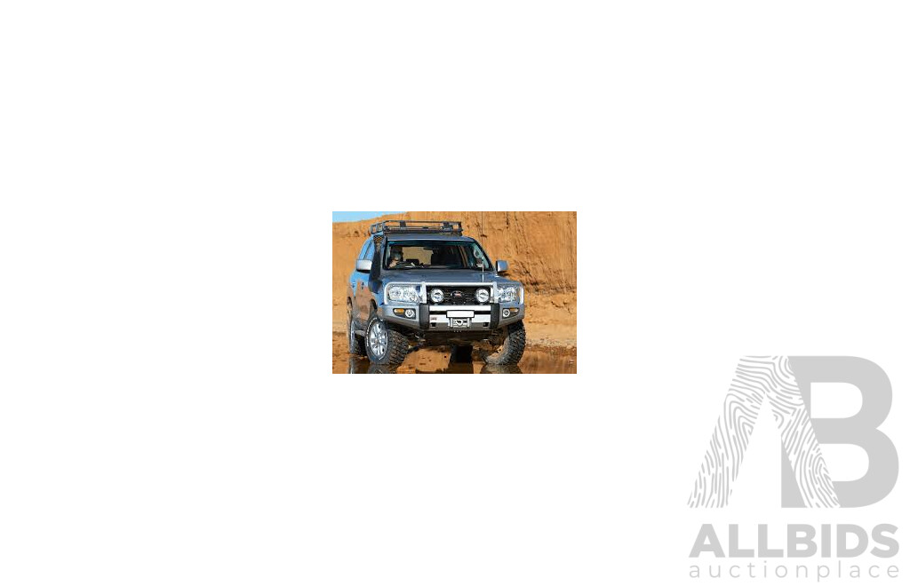 ARB Deluxe Winch Bullbar to Landcruiser 200 Sahara Models - 8S1 Light Blue(Part No. 3415120) -  Brand New - RRP $4168.00