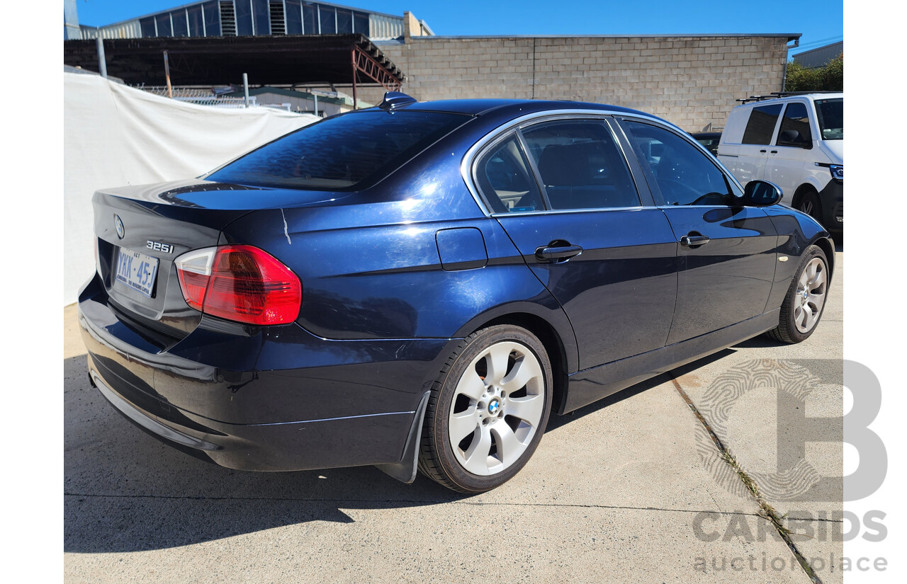 1/2006 Bmw 3 25i E90 4d Sedan Blue 2.5L