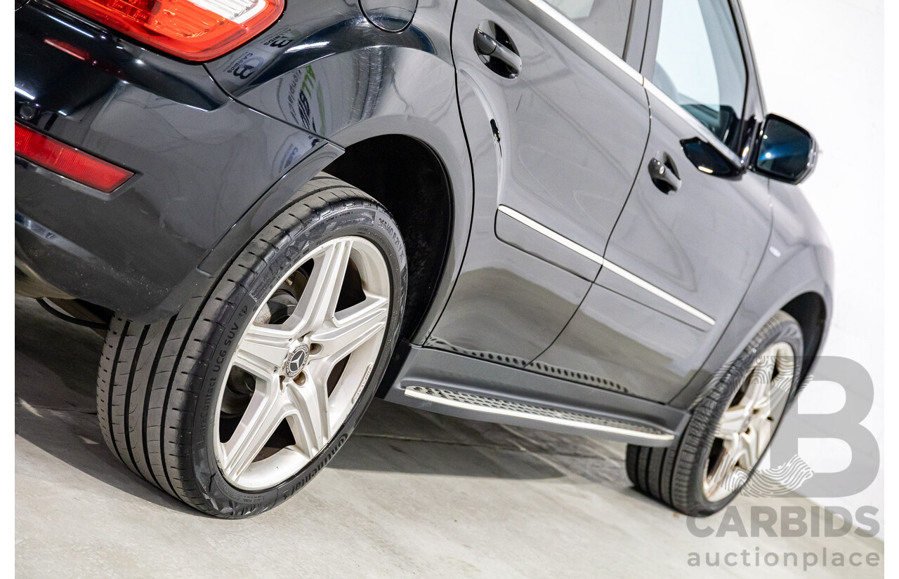 6/2010 Mercedes-Benz ML 350 CDI Sports (4x4) W164 09 Upgrade 4d Wagon Baltic Black Turbo Diesel V6 3.0L