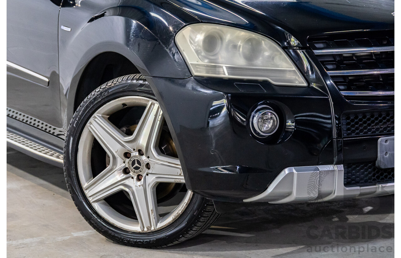 6/2010 Mercedes-Benz ML 350 CDI Sports (4x4) W164 09 Upgrade 4d Wagon Baltic Black Turbo Diesel V6 3.0L