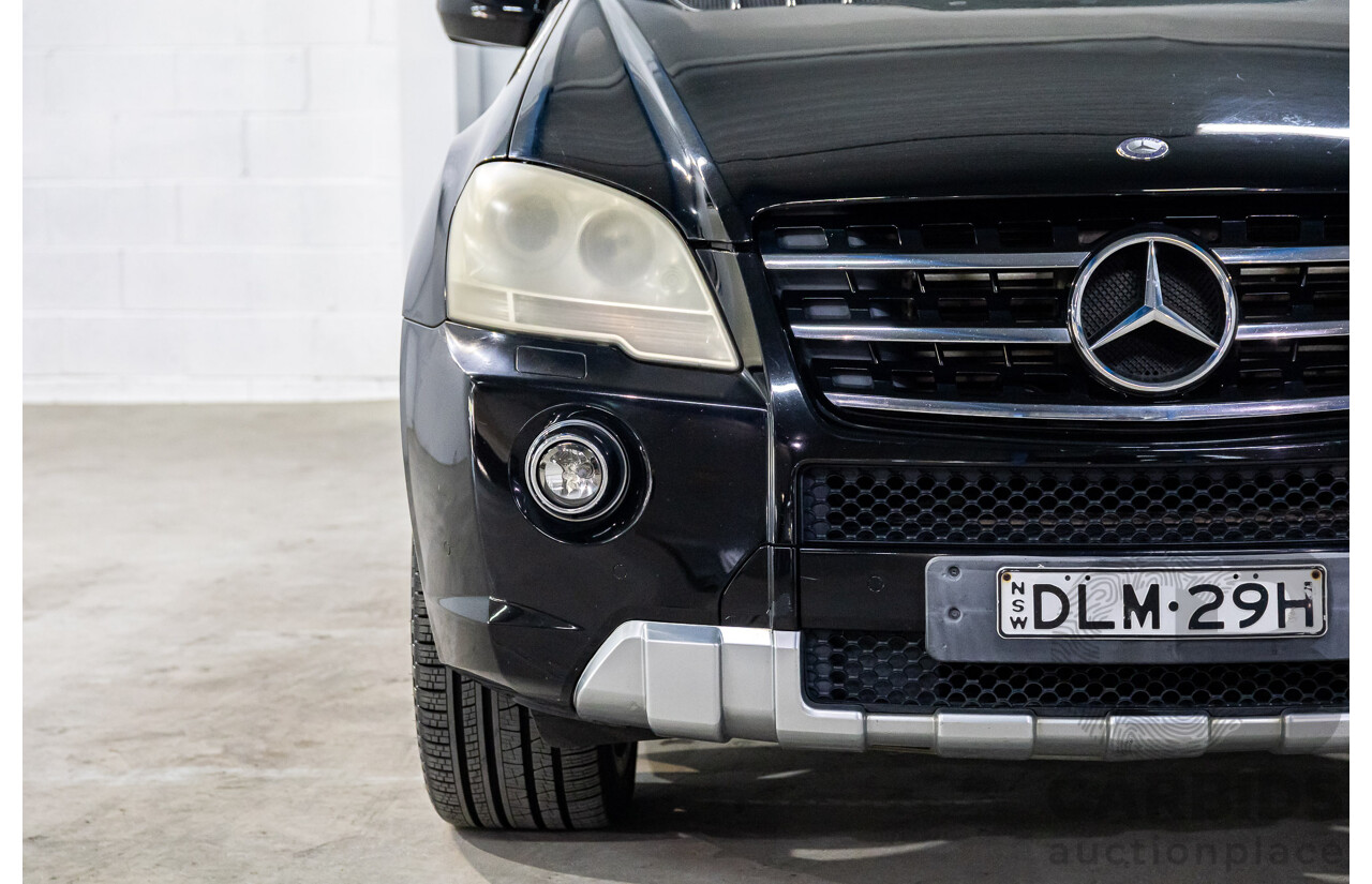 6/2010 Mercedes-Benz ML 350 CDI Sports (4x4) W164 09 Upgrade 4d Wagon Baltic Black Turbo Diesel V6 3.0L
