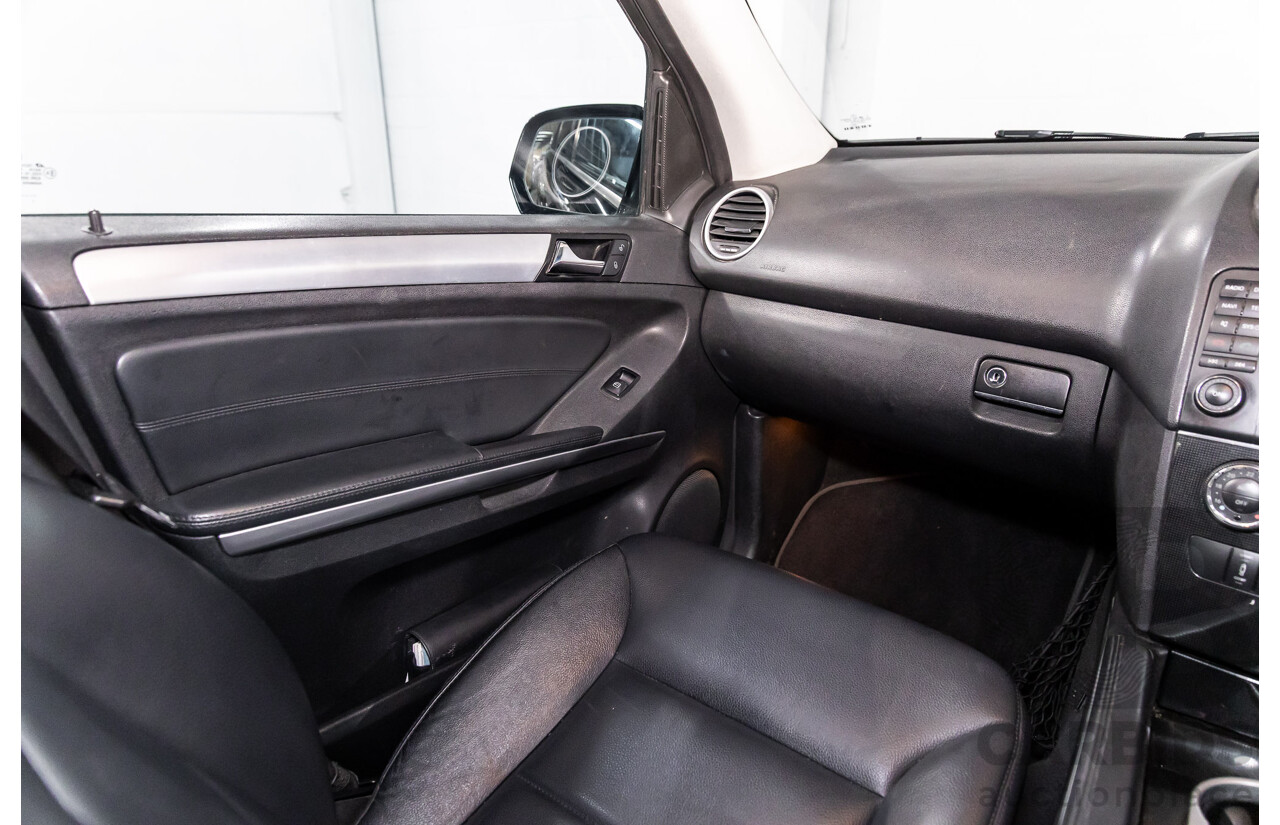 6/2010 Mercedes-Benz ML 350 CDI Sports (4x4) W164 09 Upgrade 4d Wagon Baltic Black Turbo Diesel V6 3.0L