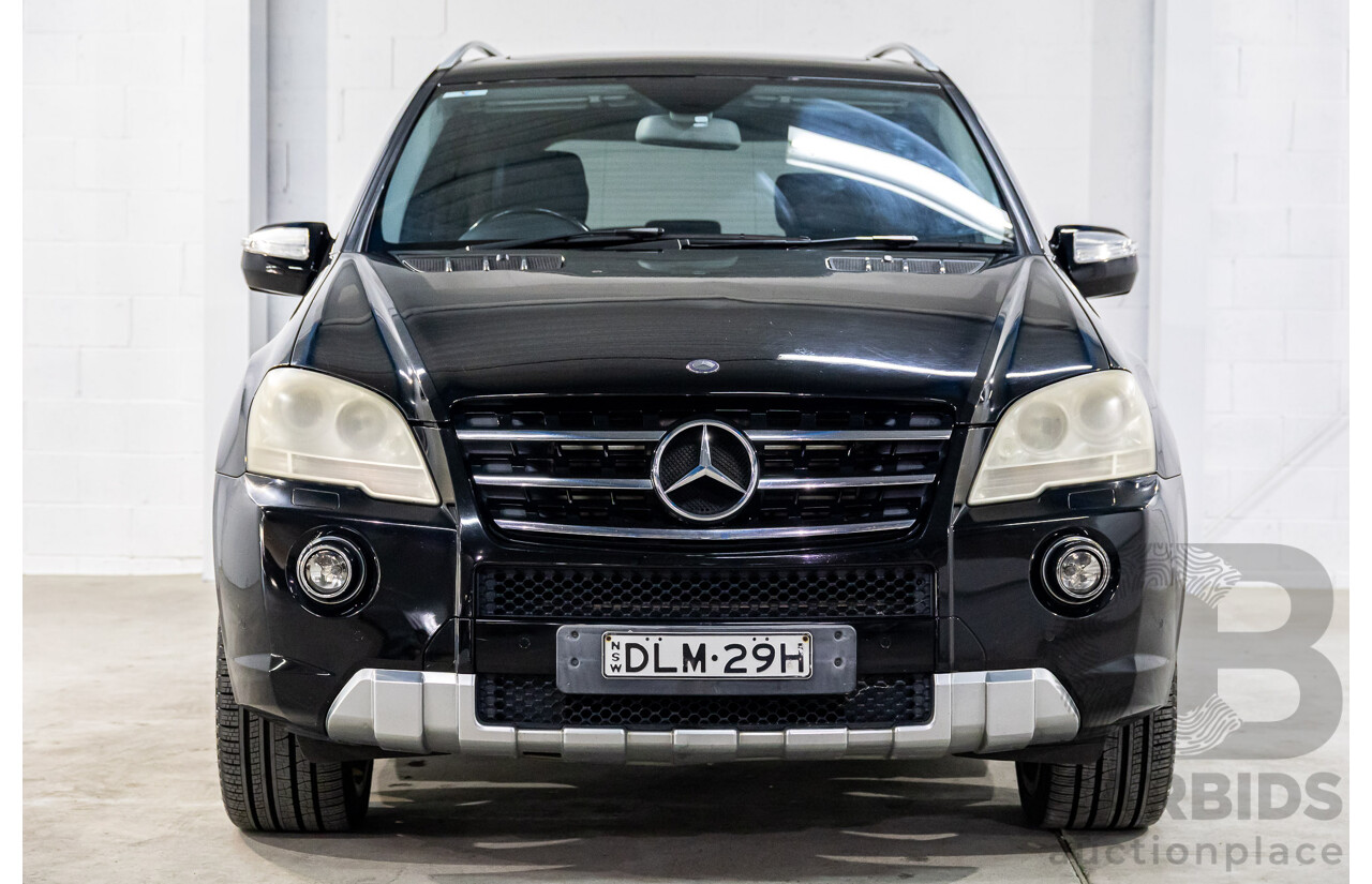 6/2010 Mercedes-Benz ML 350 CDI Sports (4x4) W164 09 Upgrade 4d Wagon Baltic Black Turbo Diesel V6 3.0L