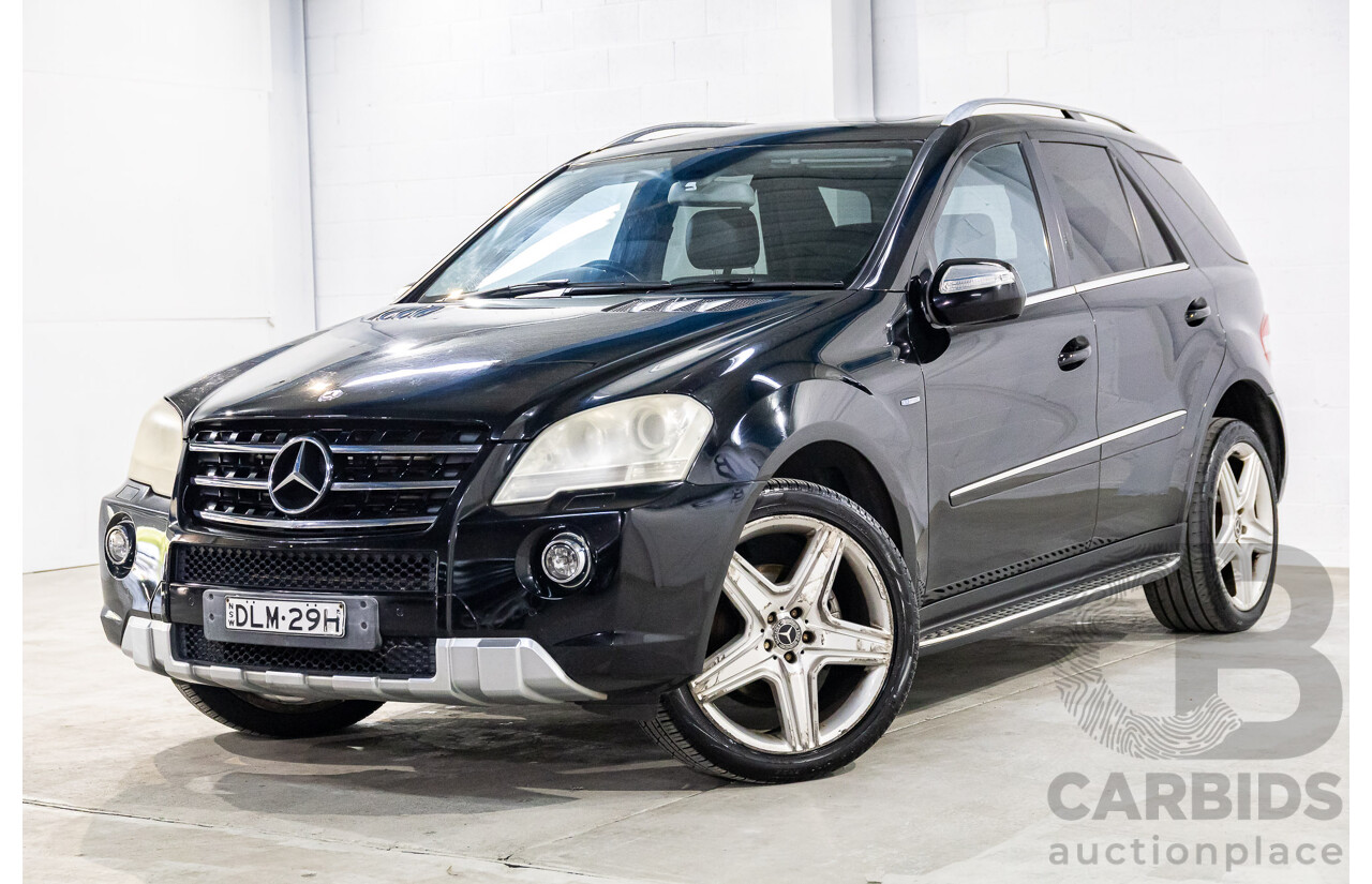 6/2010 Mercedes-Benz ML 350 CDI Sports (4x4) W164 09 Upgrade 4d Wagon Baltic Black Turbo Diesel V6 3.0L