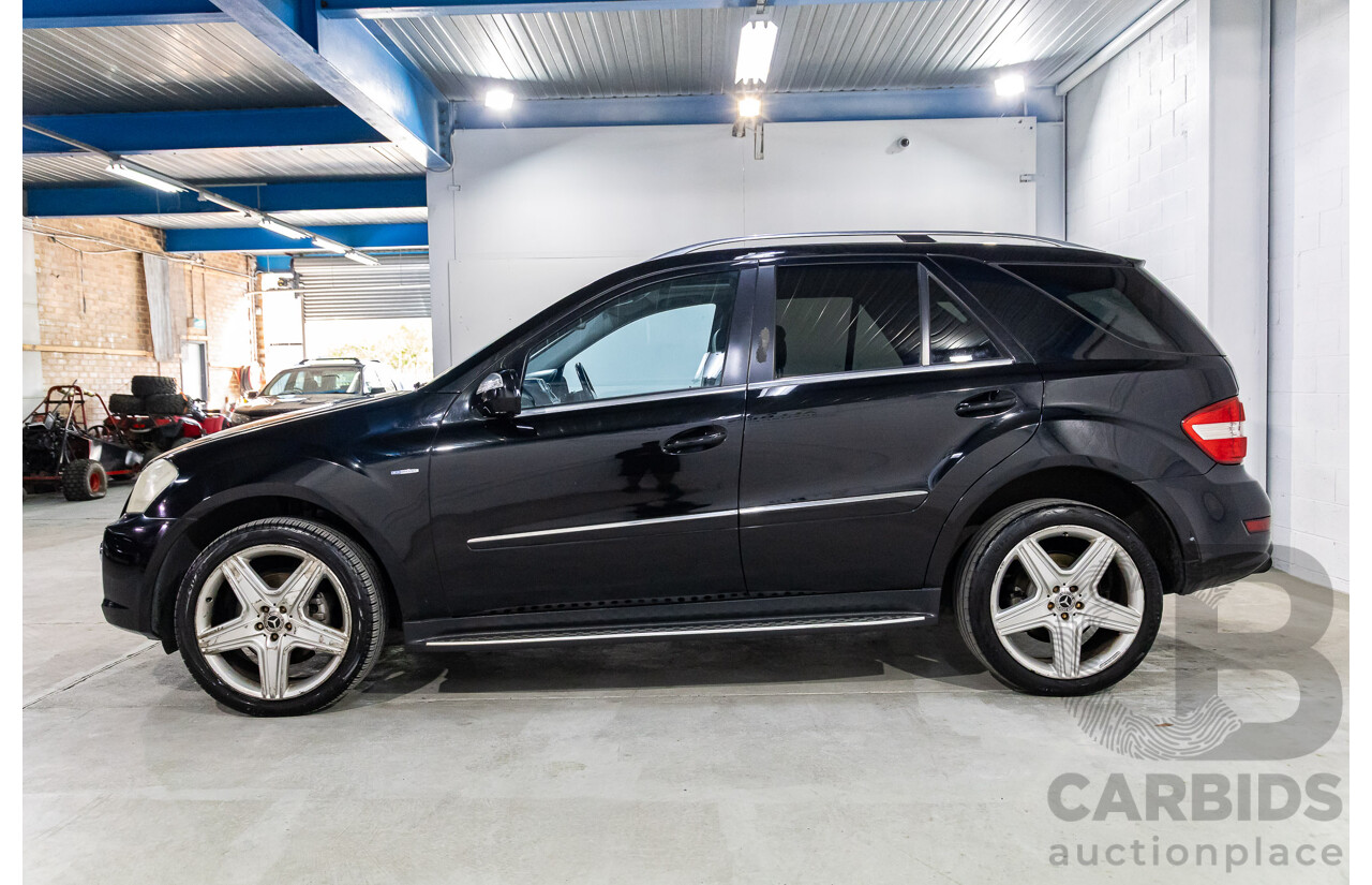 6/2010 Mercedes-Benz ML 350 CDI Sports (4x4) W164 09 Upgrade 4d Wagon Baltic Black Turbo Diesel V6 3.0L