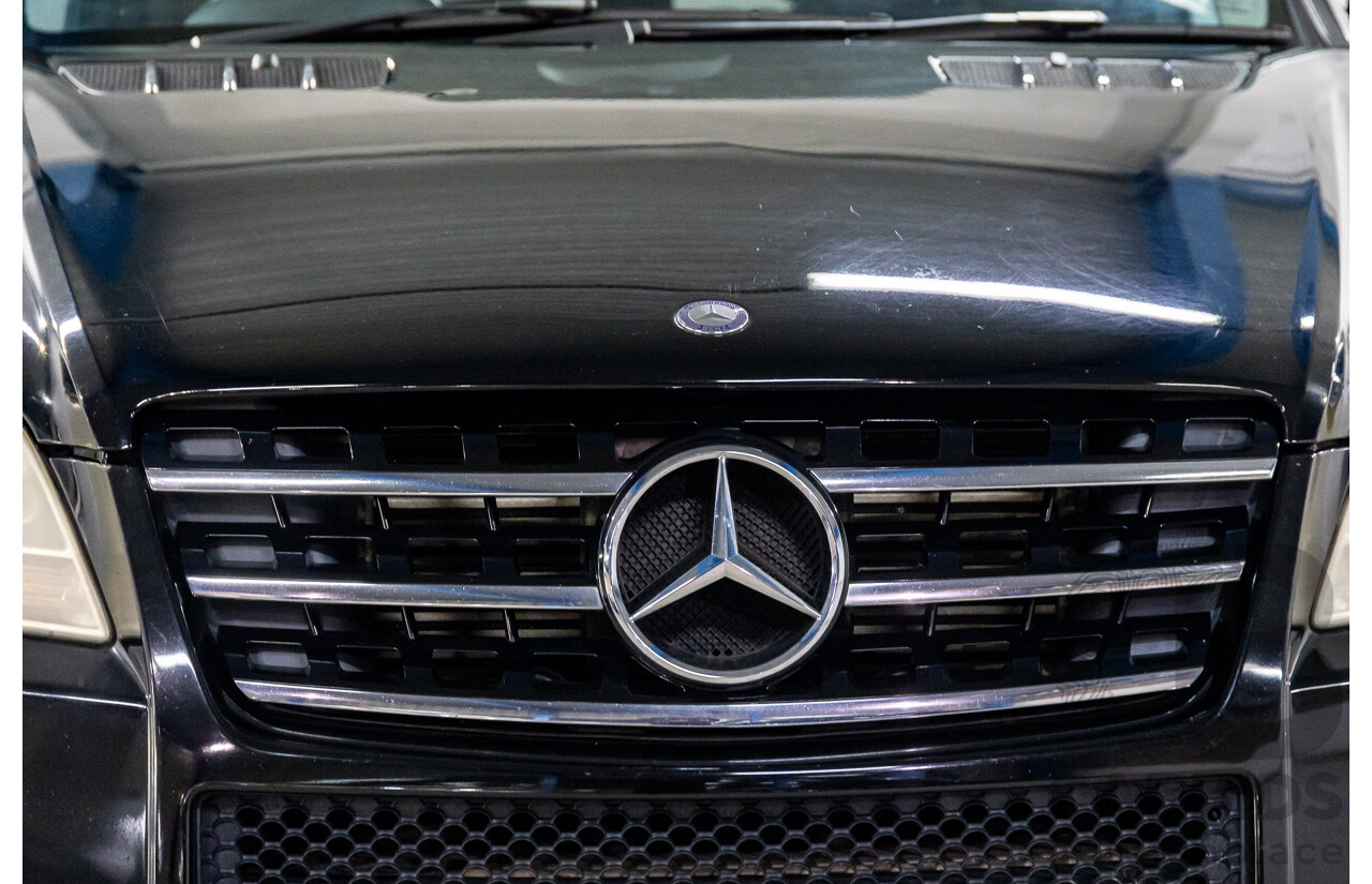 6/2010 Mercedes-Benz ML 350 CDI Sports (4x4) W164 09 Upgrade 4d Wagon Baltic Black Turbo Diesel V6 3.0L