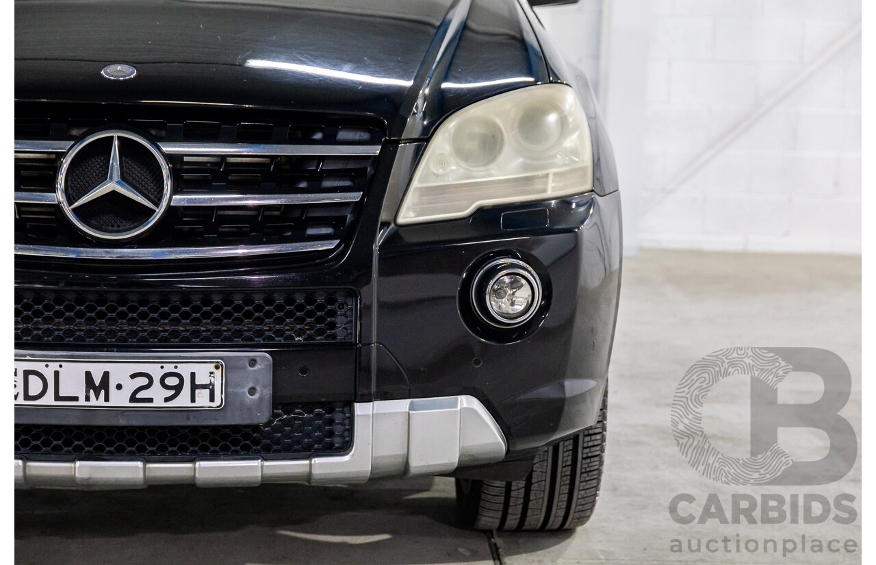 6/2010 Mercedes-Benz ML 350 CDI Sports (4x4) W164 09 Upgrade 4d Wagon Baltic Black Turbo Diesel V6 3.0L