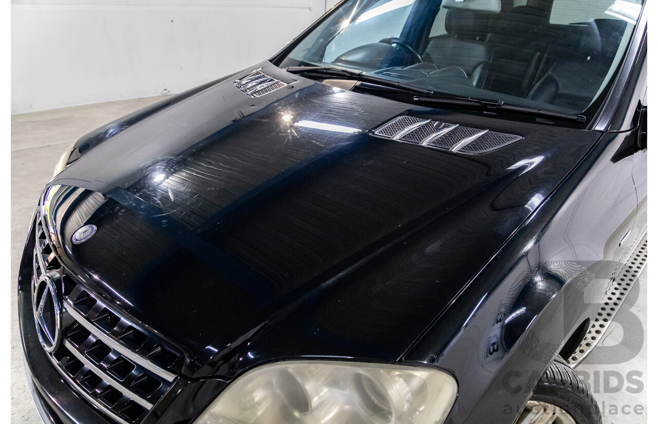 6/2010 Mercedes-Benz ML 350 CDI Sports (4x4) W164 09 Upgrade 4d Wagon Baltic Black Turbo Diesel V6 3.0L