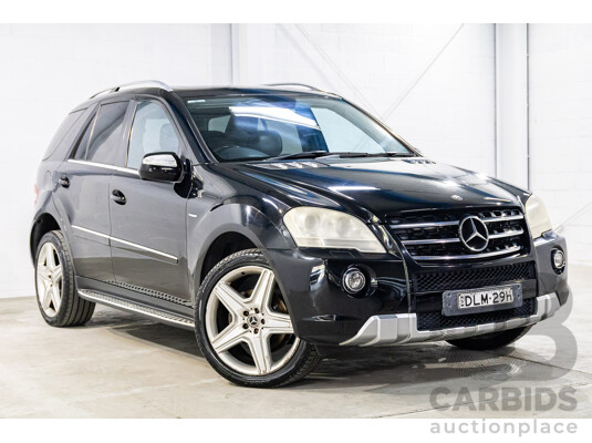 6/2010 Mercedes-Benz ML 350 CDI Sports (4x4) W164 09 Upgrade 4d Wagon Baltic Black Turbo Diesel V6 3.0L