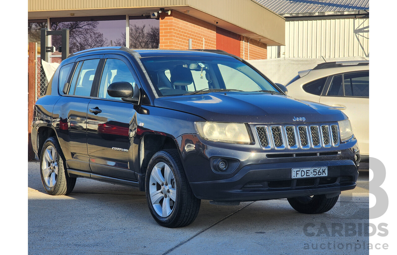 1/2014 Jeep Compass Sport (4x2) MK MY14 4d Wagon Black 2.0L