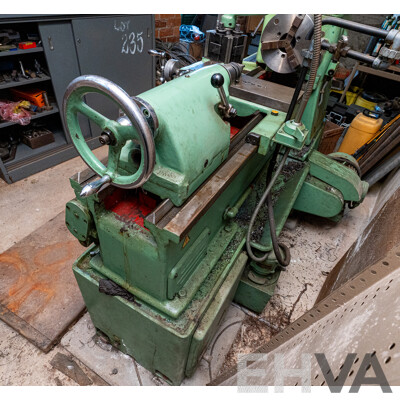 1960 Circa Stanko 1A616 Lathe with Accessories & Steel Tool Cabinet