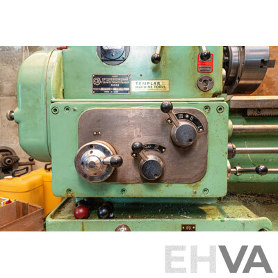 1960 Circa Stanko 1A616 Lathe with Accessories & Steel Tool Cabinet