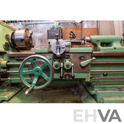 1960 Circa Stanko 1A616 Lathe with Accessories & Steel Tool Cabinet