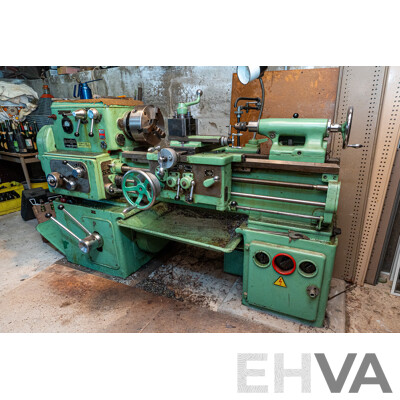 1960 Circa Stanko 1A616 Lathe with Accessories & Steel Tool Cabinet