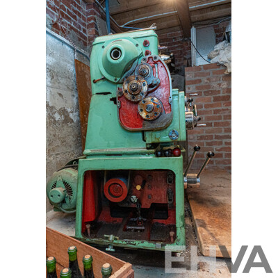 1960 Circa Stanko 1A616 Lathe with Accessories & Steel Tool Cabinet