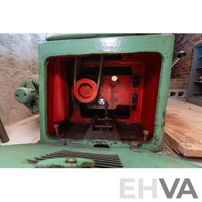 1960 Circa Stanko 1A616 Lathe with Accessories & Steel Tool Cabinet