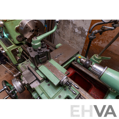 1960 Circa Stanko 1A616 Lathe with Accessories & Steel Tool Cabinet