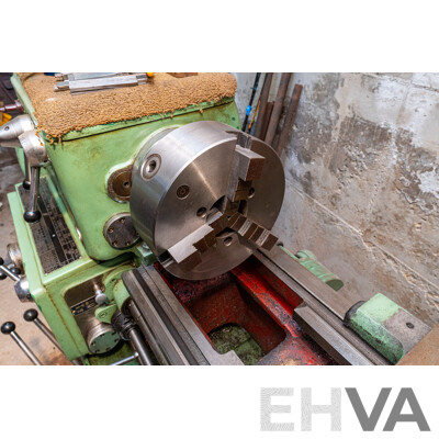 1960 Circa Stanko 1A616 Lathe with Accessories & Steel Tool Cabinet