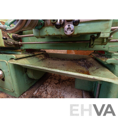 1960 Circa Stanko 1A616 Lathe with Accessories & Steel Tool Cabinet