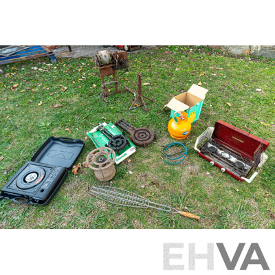 Job Lot Various Outdoor Cooking Equipment ETC