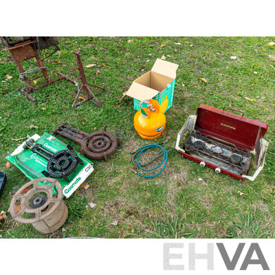 Job Lot Various Outdoor Cooking Equipment ETC