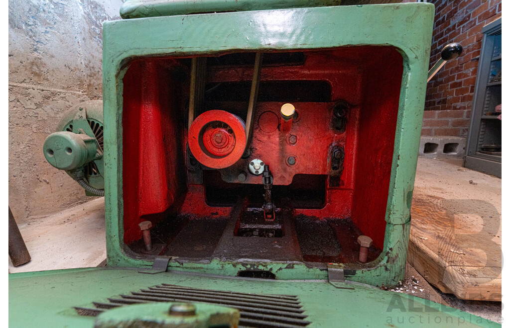 1960 Circa Stanko 1A616 Lathe with Accessories & Steel Tool Cabinet