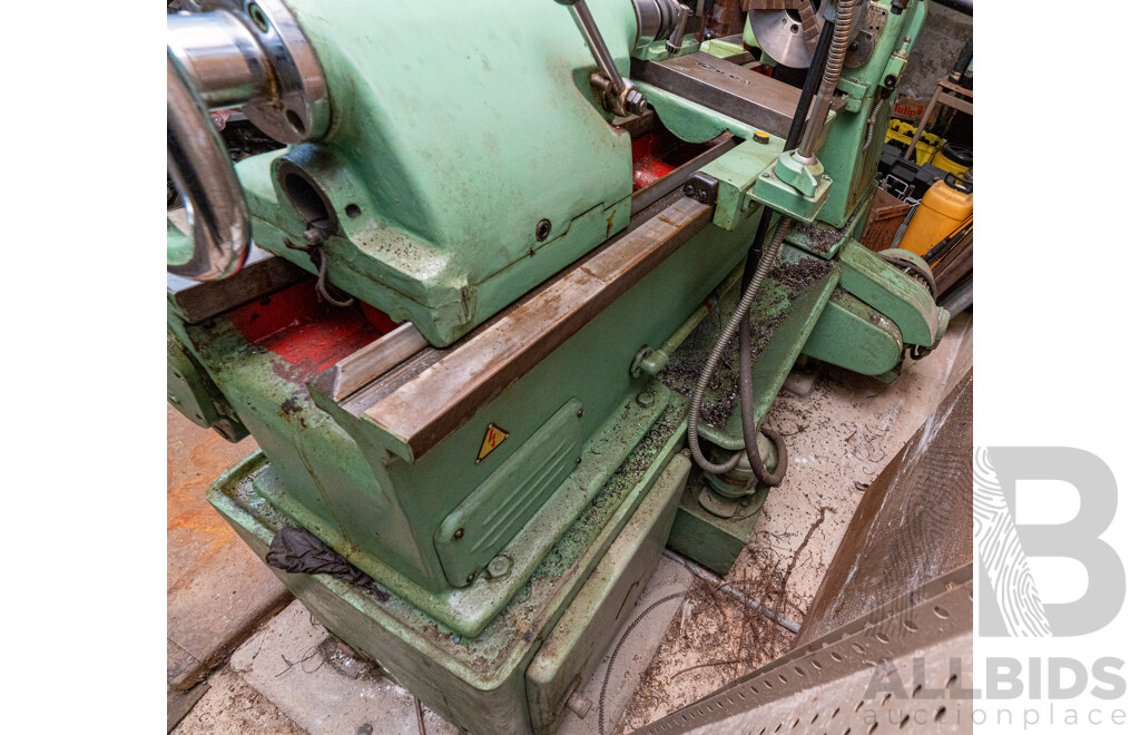 1960 Circa Stanko 1A616 Lathe with Accessories & Steel Tool Cabinet