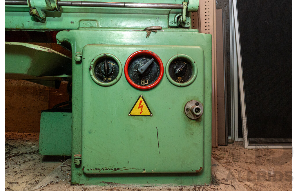 1960 Circa Stanko 1A616 Lathe with Accessories & Steel Tool Cabinet