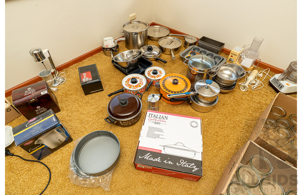Job Lot Assorted Vintage Cookware & Appliances ETC