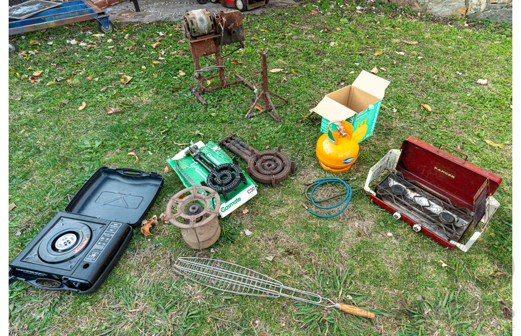 Job Lot Various Outdoor Cooking Equipment ETC