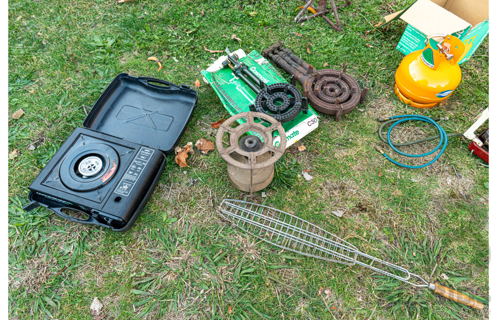 Job Lot Various Outdoor Cooking Equipment ETC