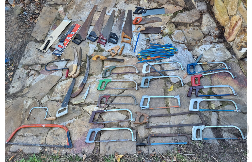 Job Lot Various Hand Tools - Hand Saws ETC