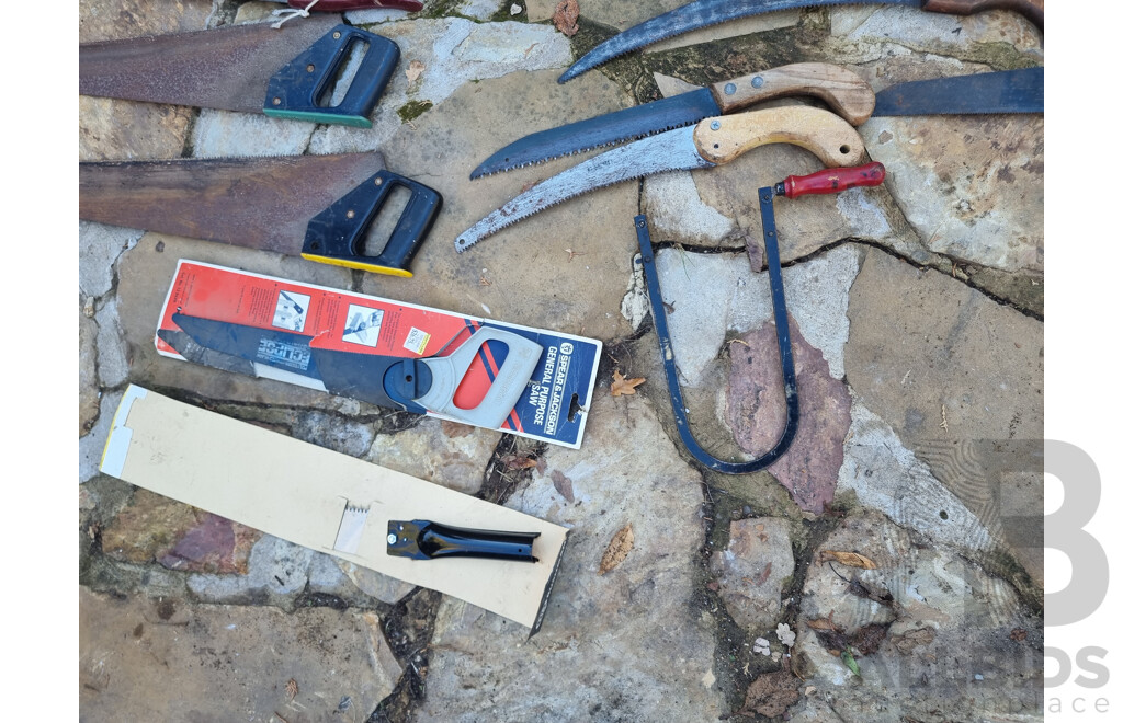 Job Lot Various Hand Tools - Hand Saws ETC