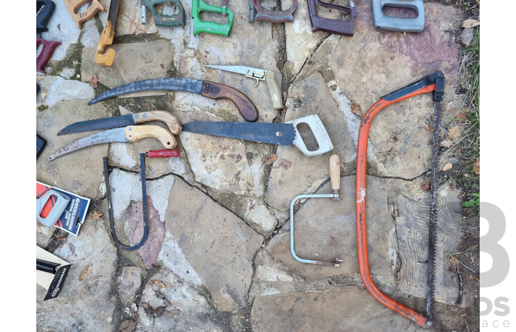 Job Lot Various Hand Tools - Hand Saws ETC