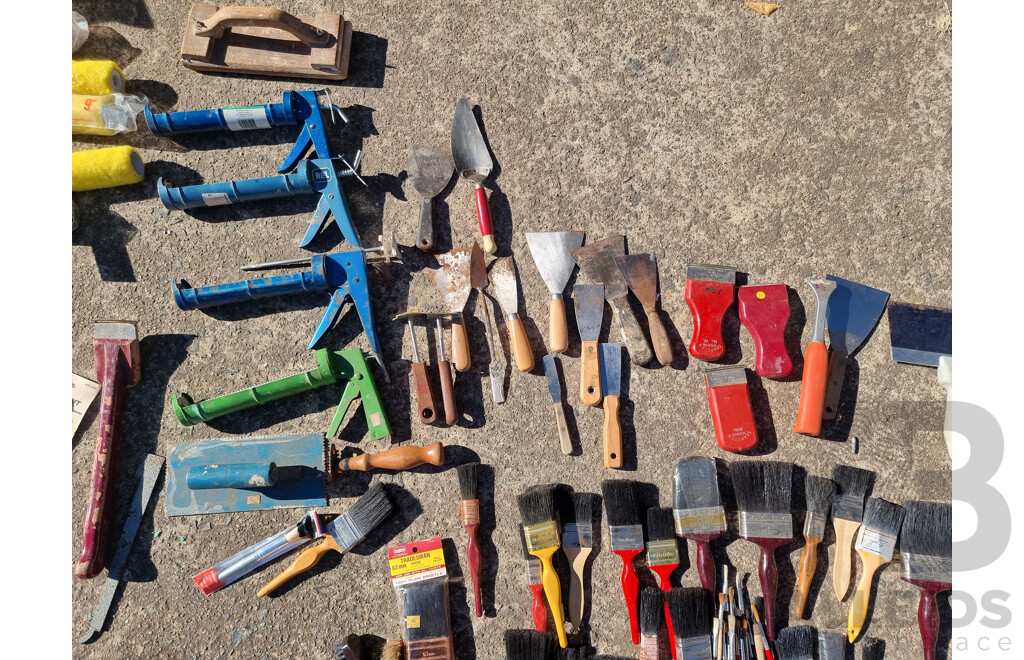Job Lot Various Hand Tools - House Painting Tools ETC
